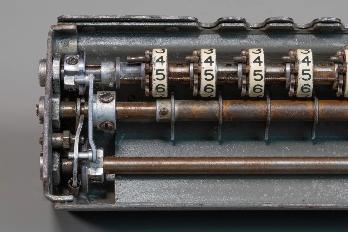 Dial mechanism after cleaning